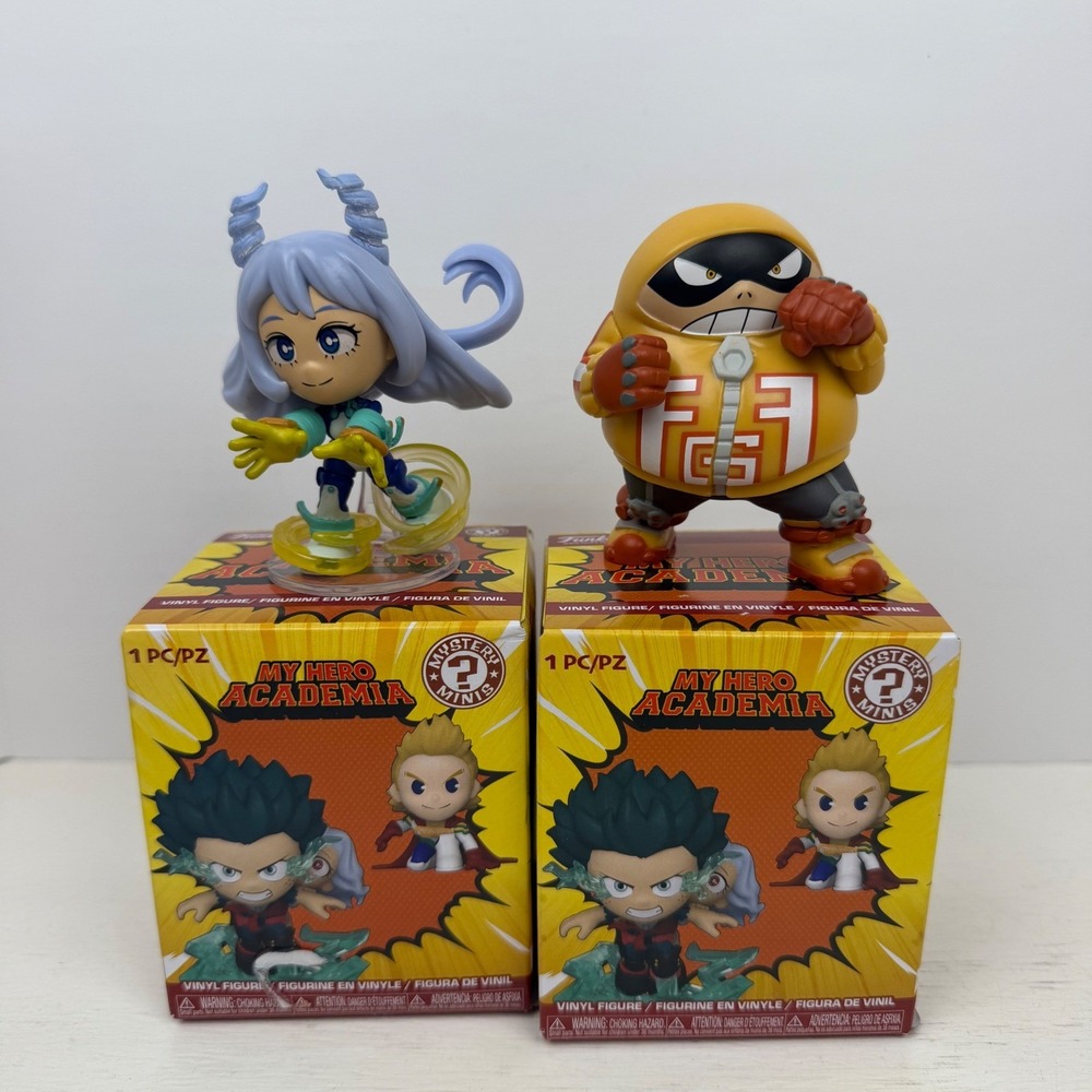 Funko My Hero Academia Mystery Minis Nejire Hado & Fat Gum Vinyl Figures Lot